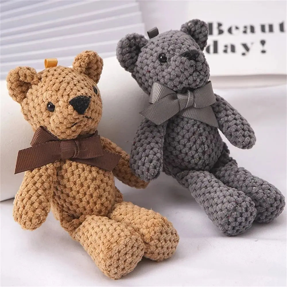 15cm Cute Plush Pendant Toy Decorations Key Pendant Bear Plush Toy Bear Stuffed Toys Soft Toys Stuffed Animals