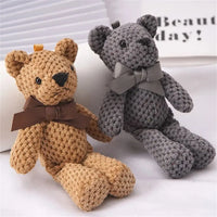 15cm Cute Plush Pendant Toy Decorations Key Pendant Bear Plush Toy Bear Stuffed Toys Soft Toys Stuffed Animals