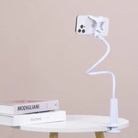 Phone Holder Stand Lazy Bracket Headrest Bed 360 Flexible Long Arms Clamp Mount For iPhone Samsung and 3.5~6.7" Device