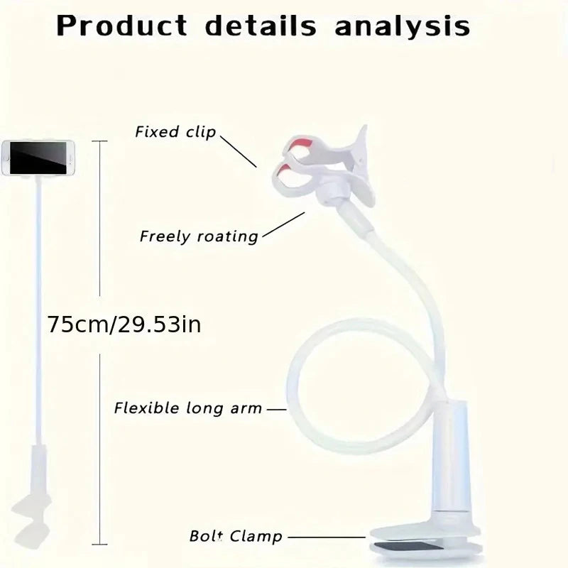 Mobile Phone Stand Lazy Bedside Bracket For iPhone iPad Tablet Holder For Samsung Xiaomi Desktop Cantilever Support Bracket