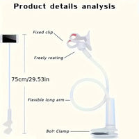 Mobile Phone Stand Lazy Bedside Bracket For iPhone iPad Tablet Holder For Samsung Xiaomi Desktop Cantilever Support Bracket