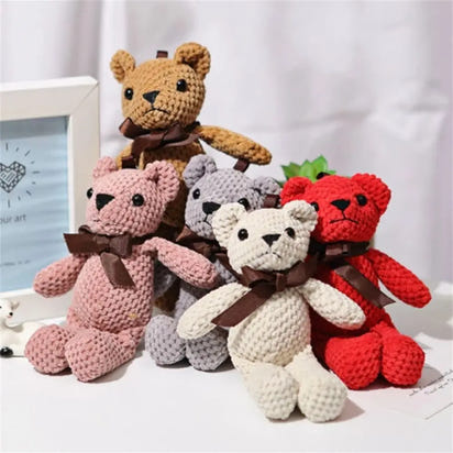15cm Cute Plush Pendant Toy Decorations Key Pendant Bear Plush Toy Bear Stuffed Toys Soft Toys Stuffed Animals